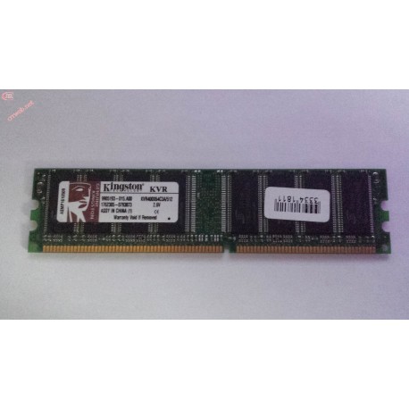 RAM Kingston 512MB DDR 400 MHz Usado