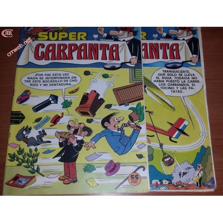 Lote 2 cómics Super Carpanta del 80 y 81